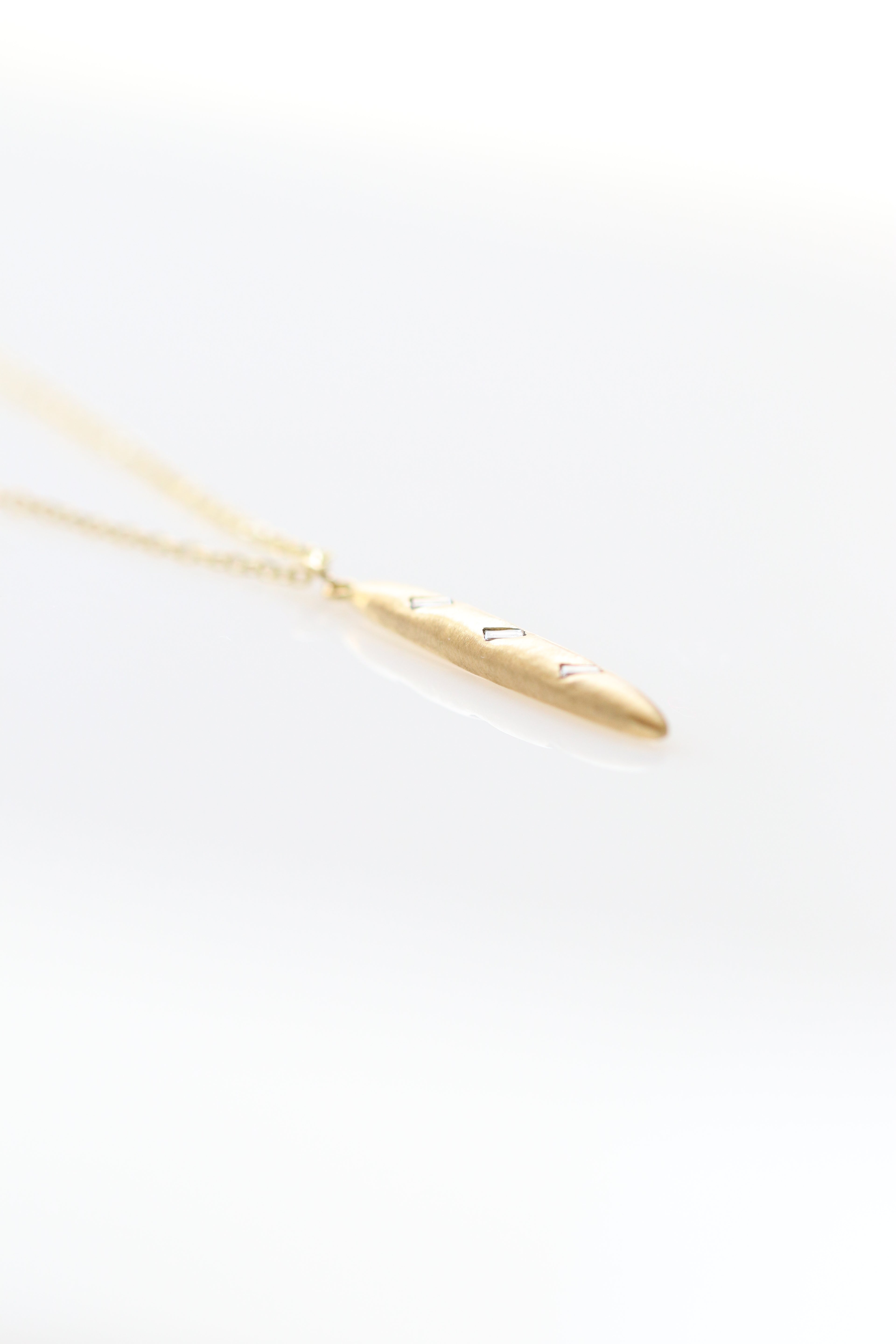 Baguette Necklace