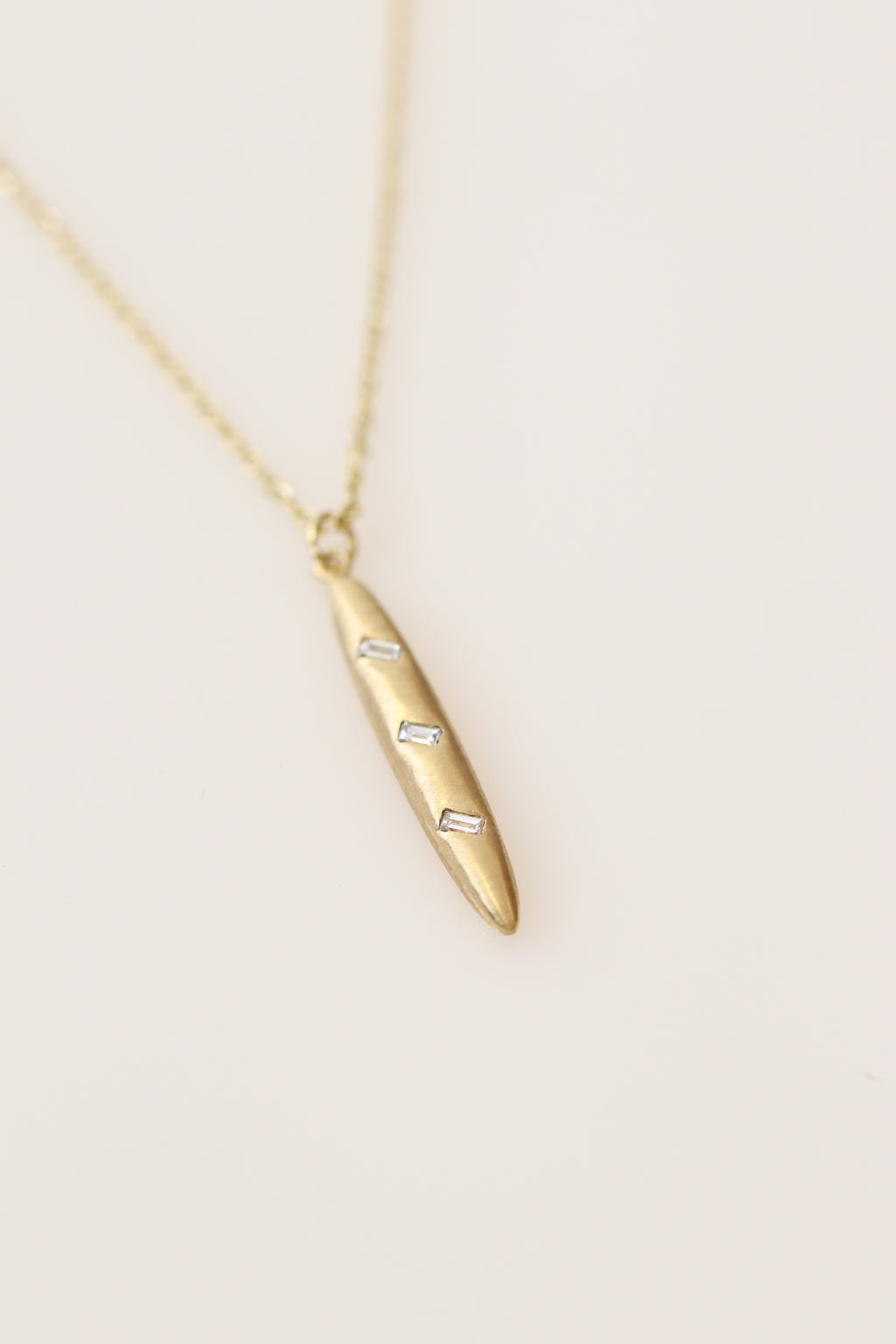 Baguette Necklace
