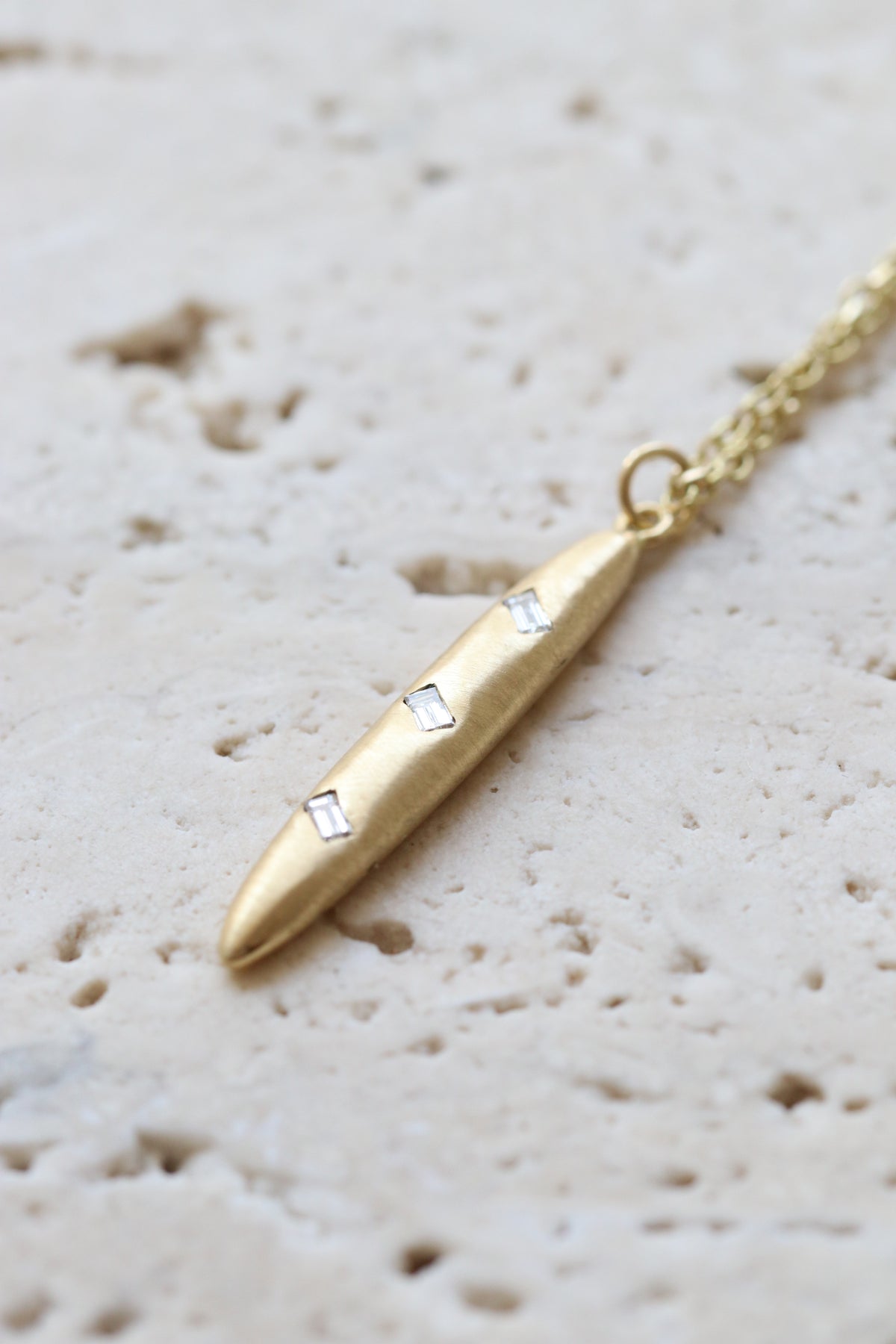 Baguette Necklace