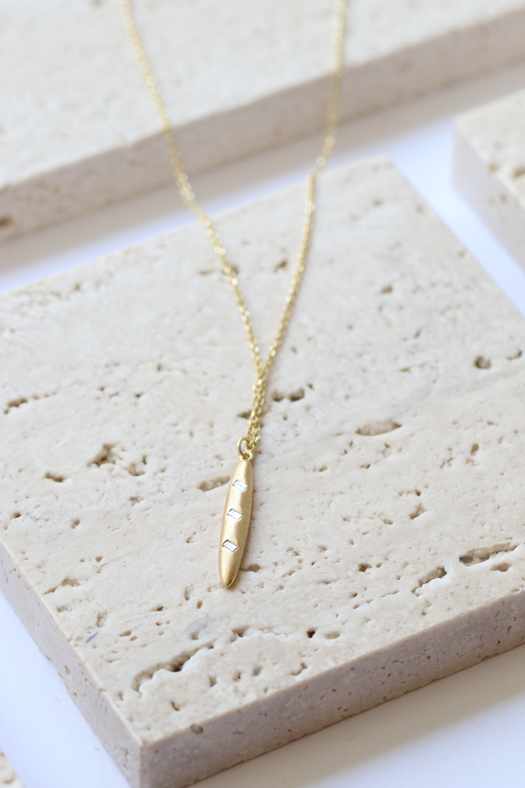 Baguette Necklace