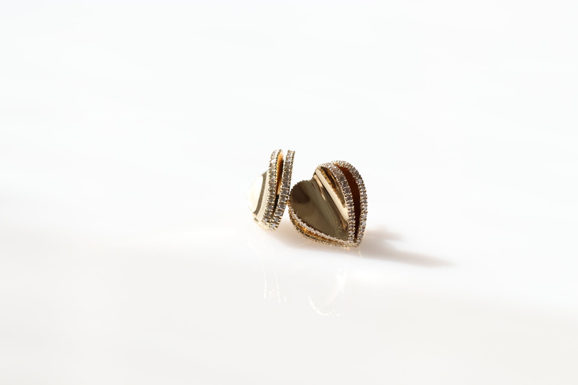 Double Open Heart Earrings