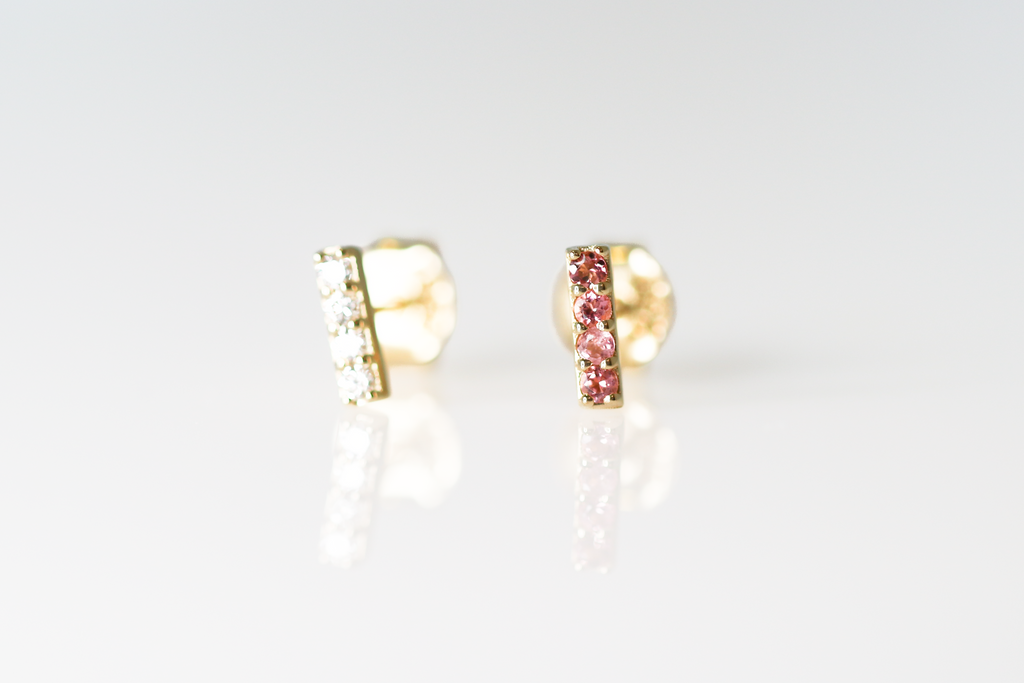 Pink Bar Stud