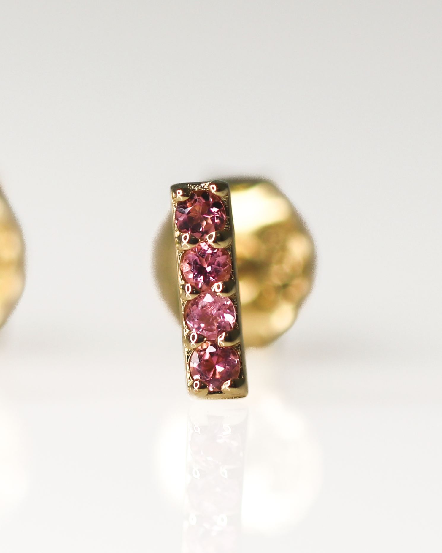 Pink Bar Stud