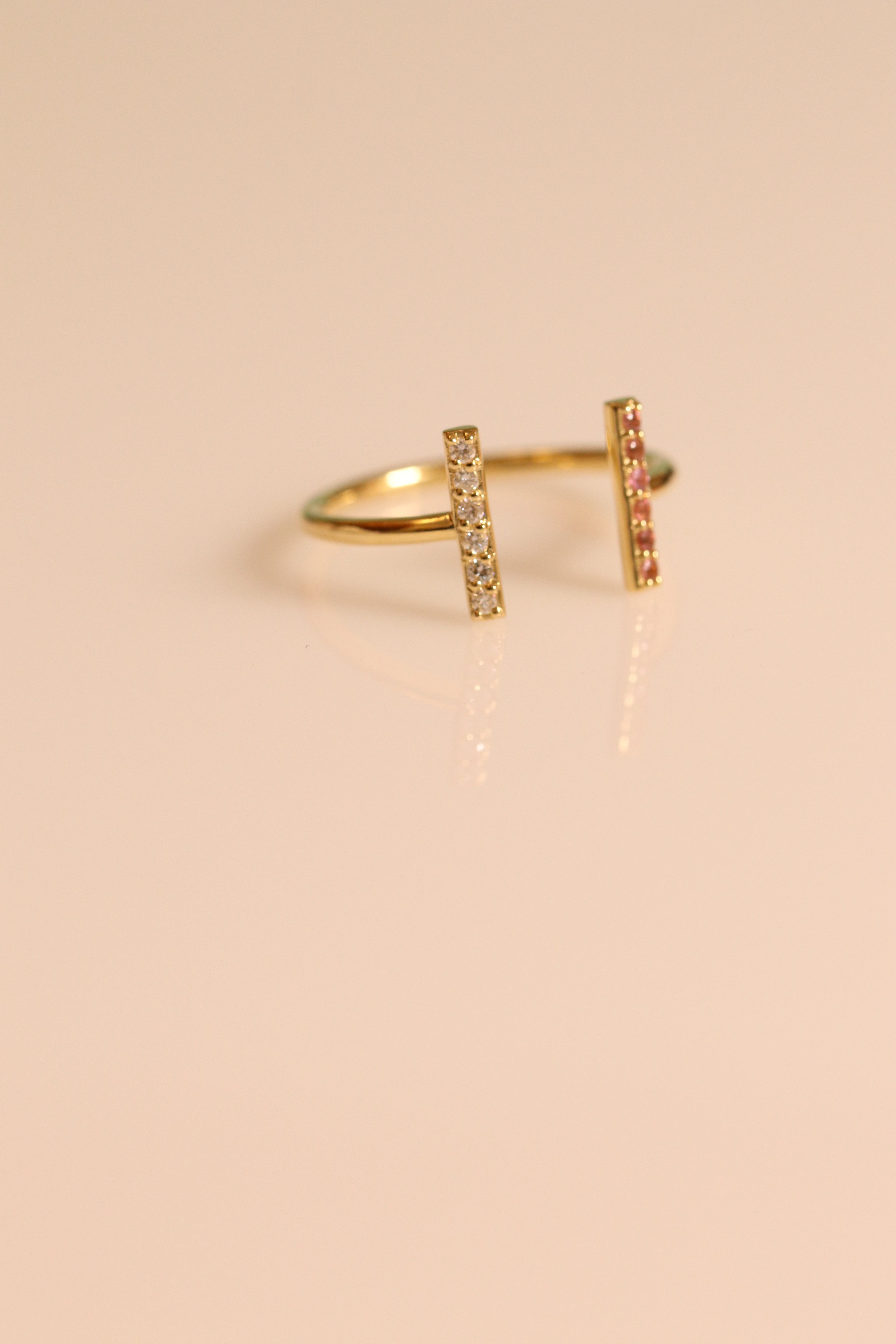 Double Bar Open Ring