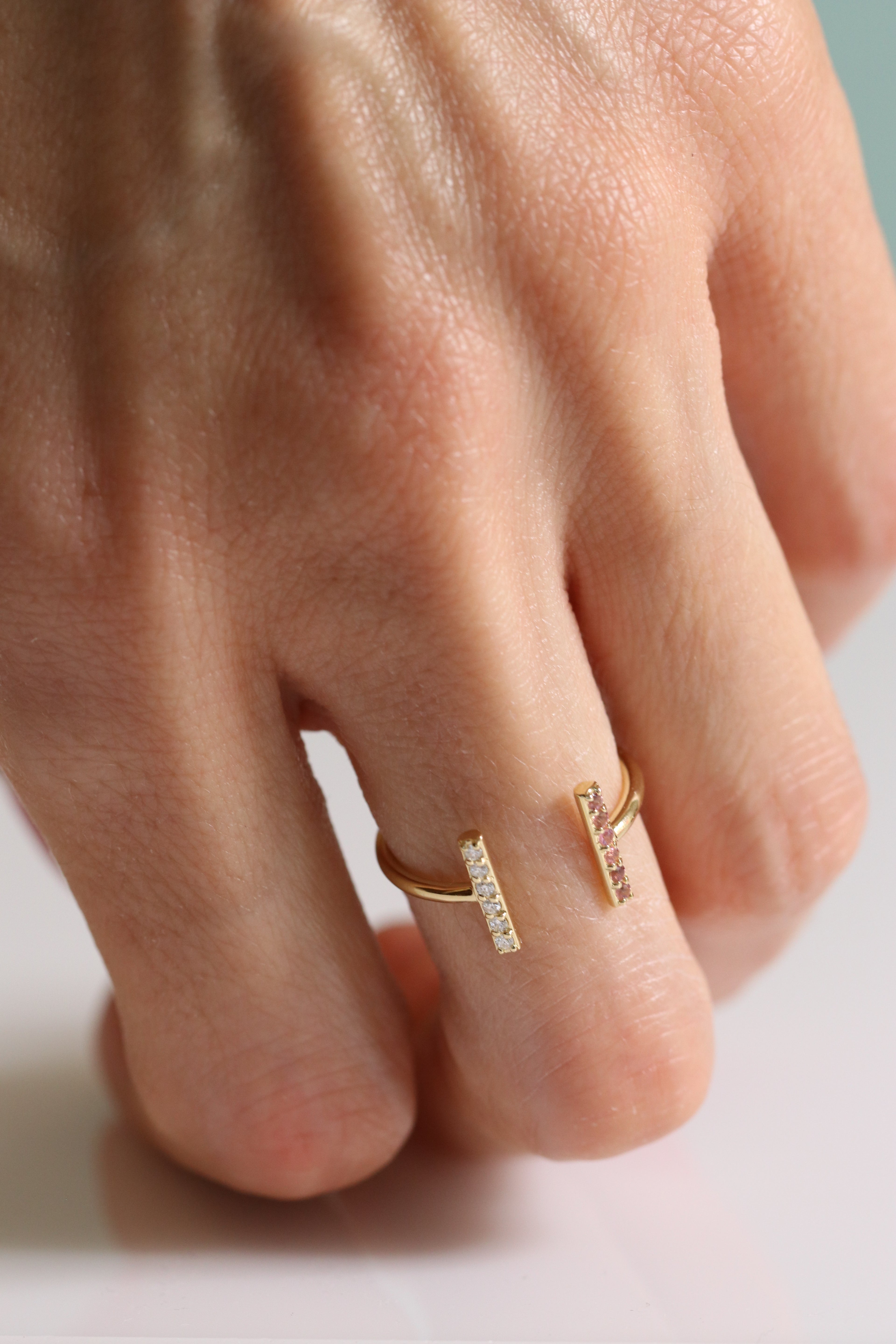 Double Bar Open Ring