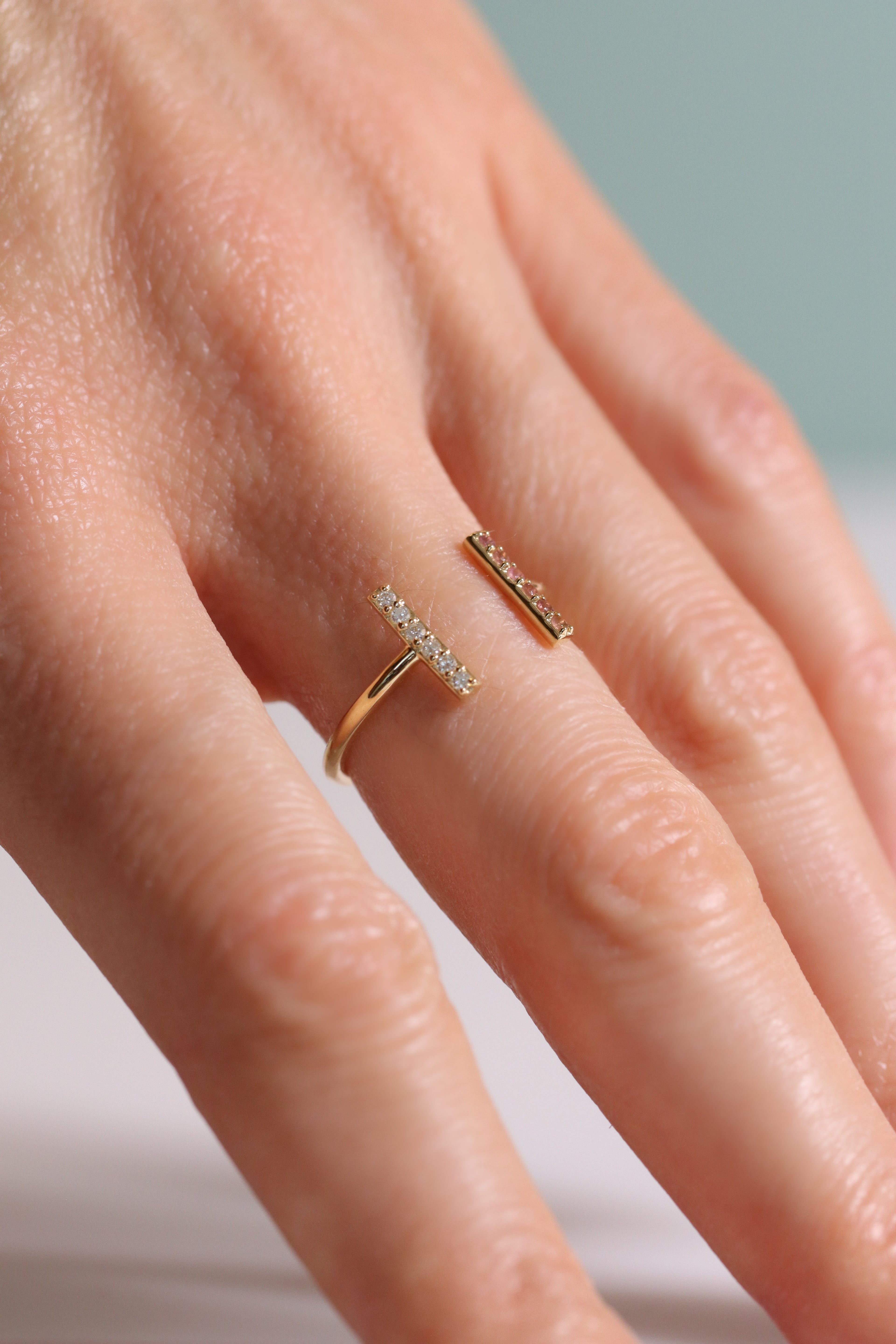 Double Bar Open Ring
