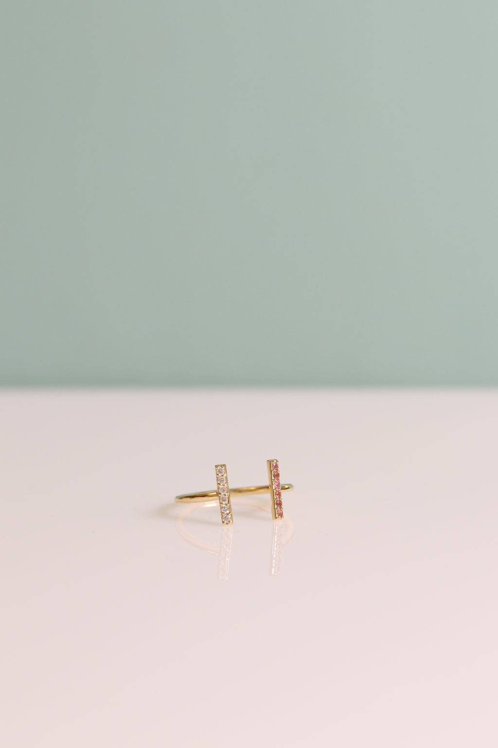 Double Bar Open Ring