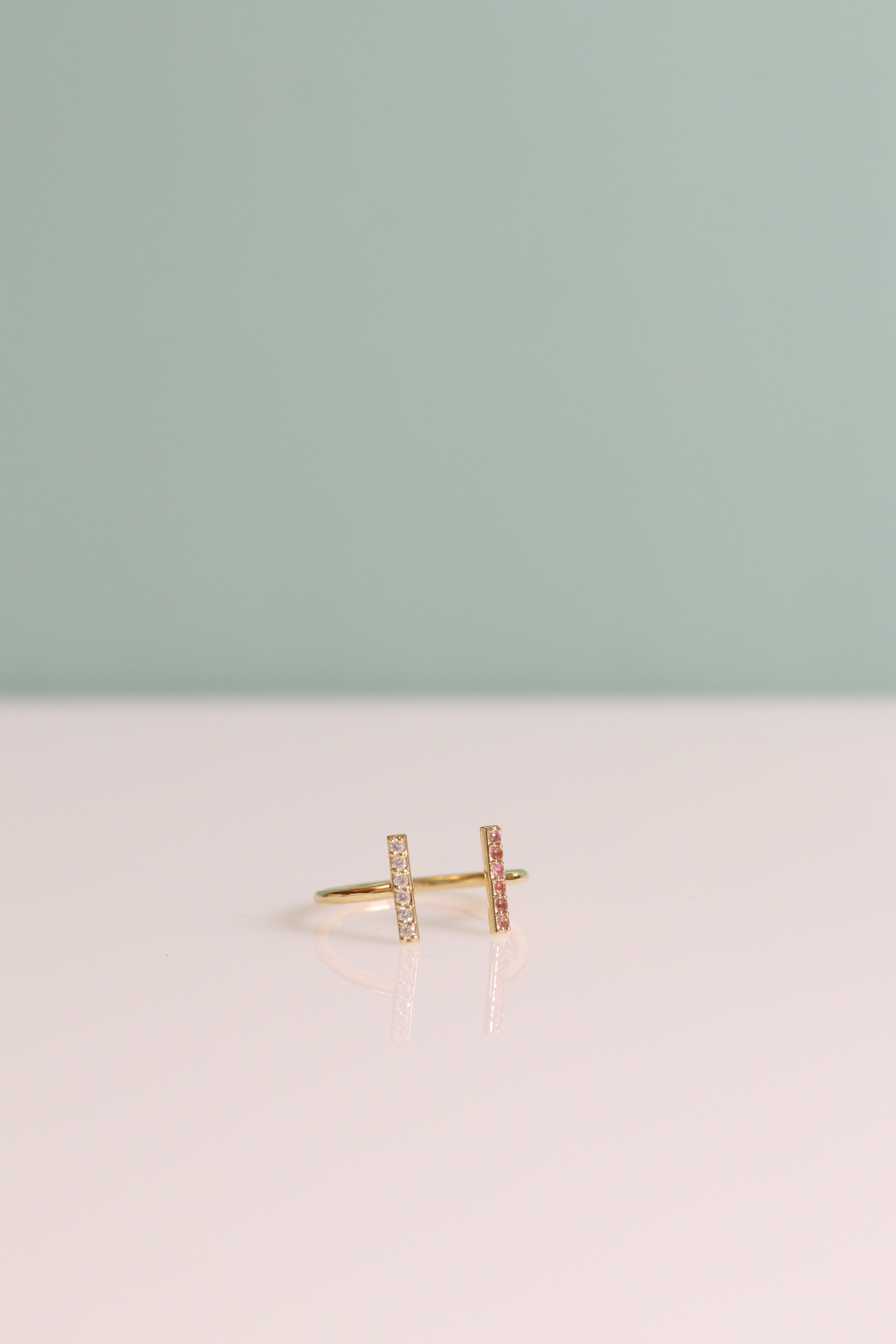 Double Bar Open Ring