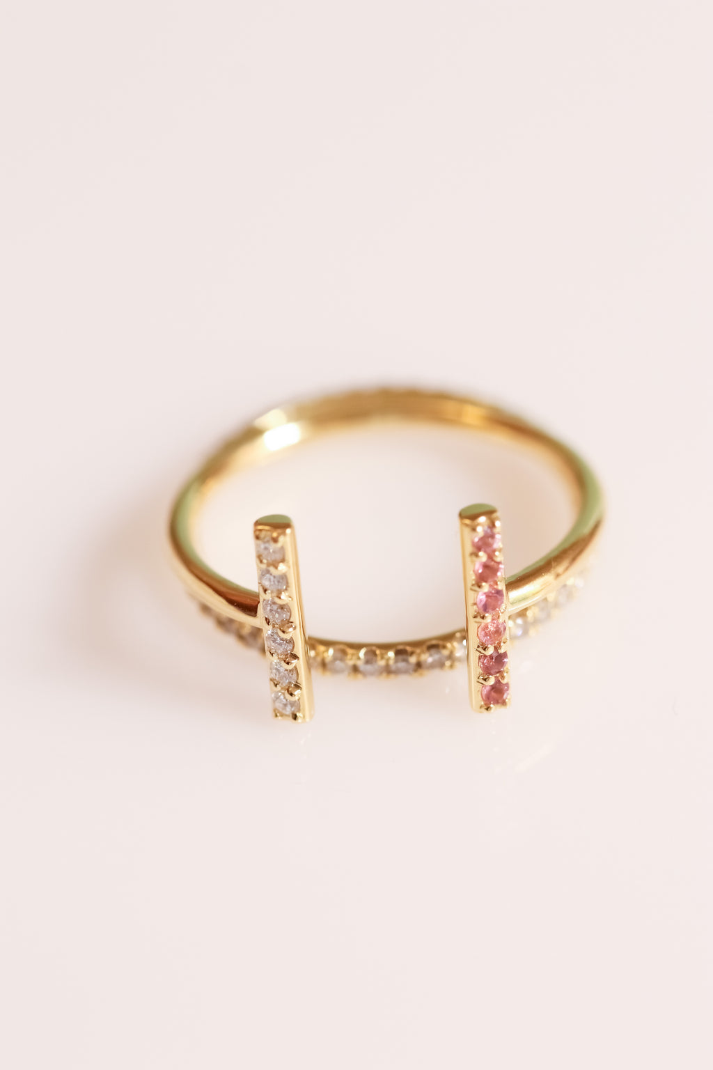 Double Bar Open Ring