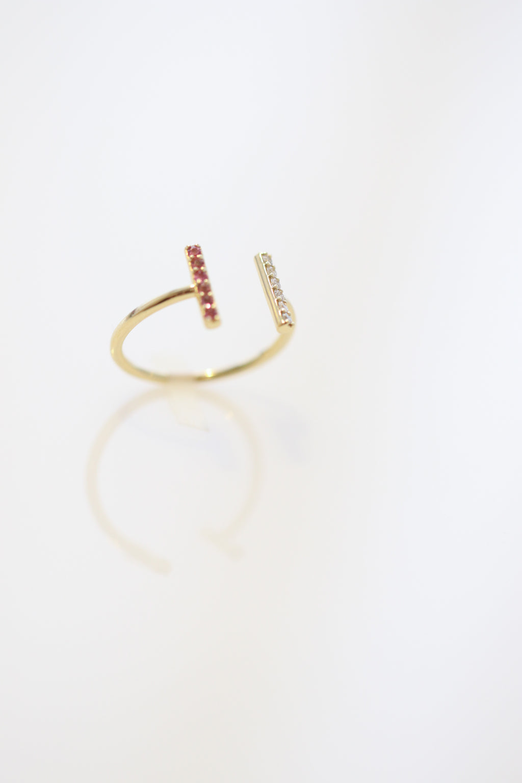 Double Bar Open Ring