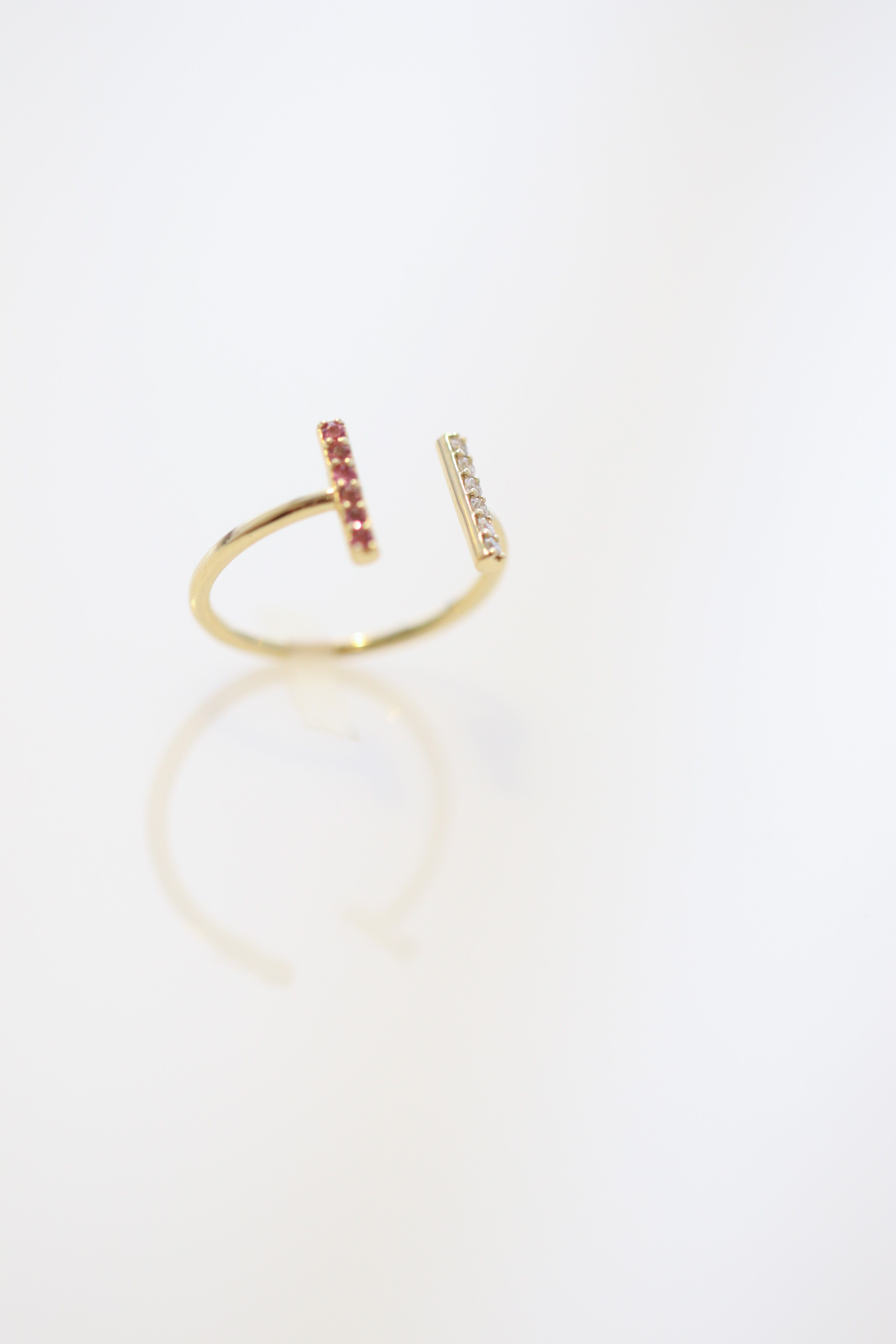 Double Bar Open Ring