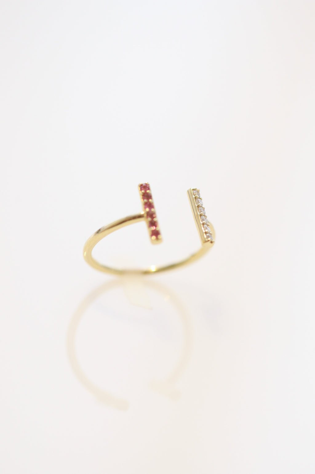 Double Bar Open Ring