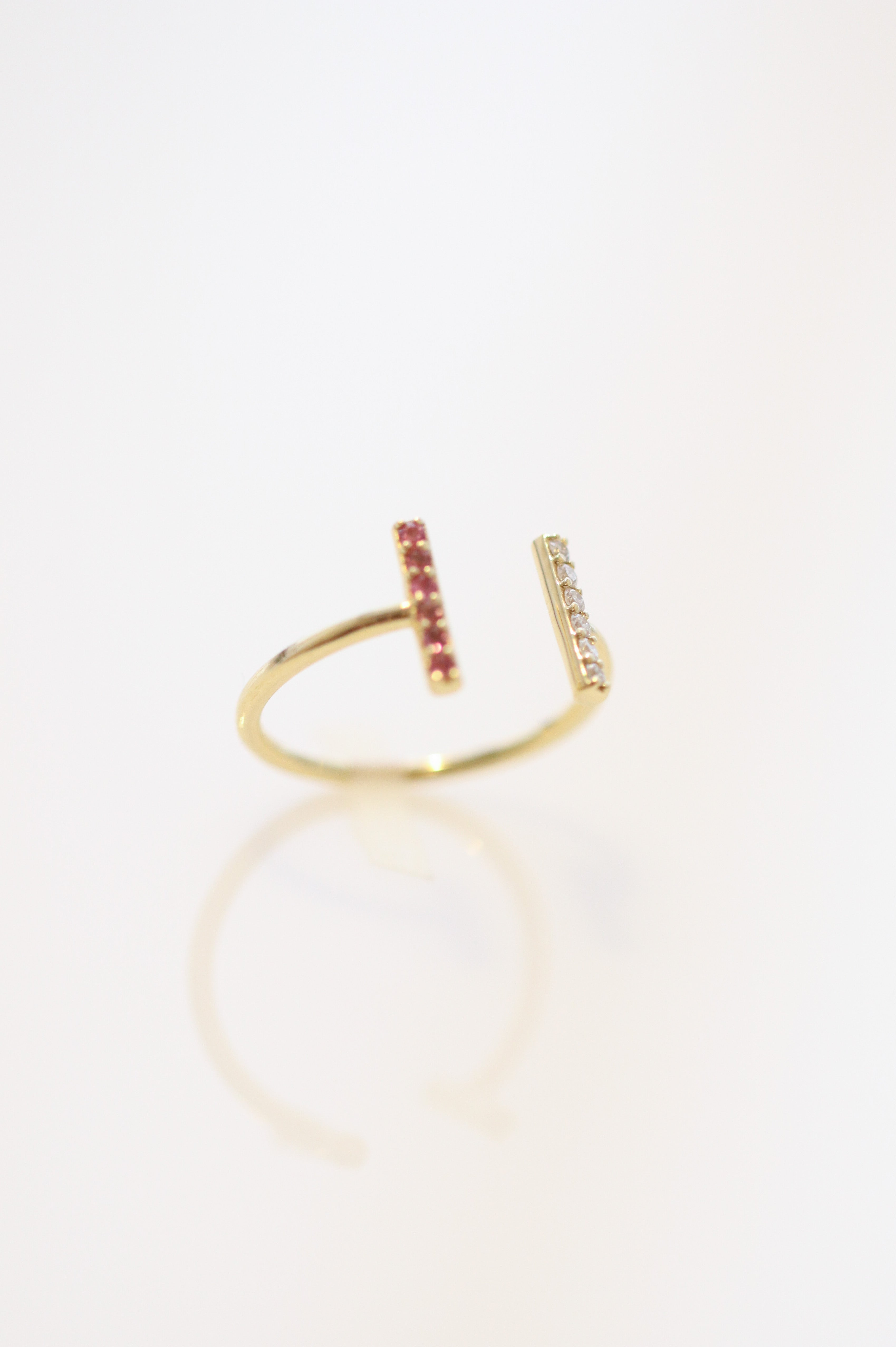 Double Bar Open Ring