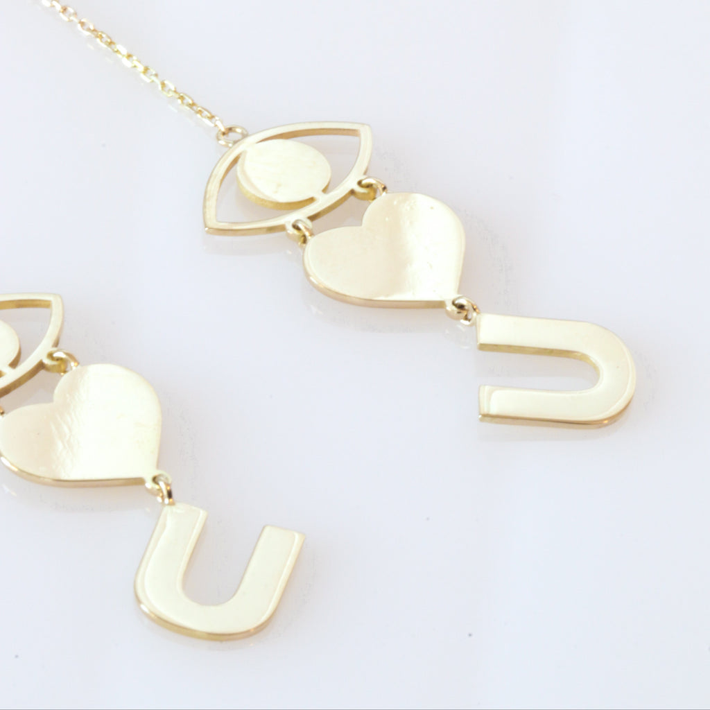 "Eye Love U" Earrings