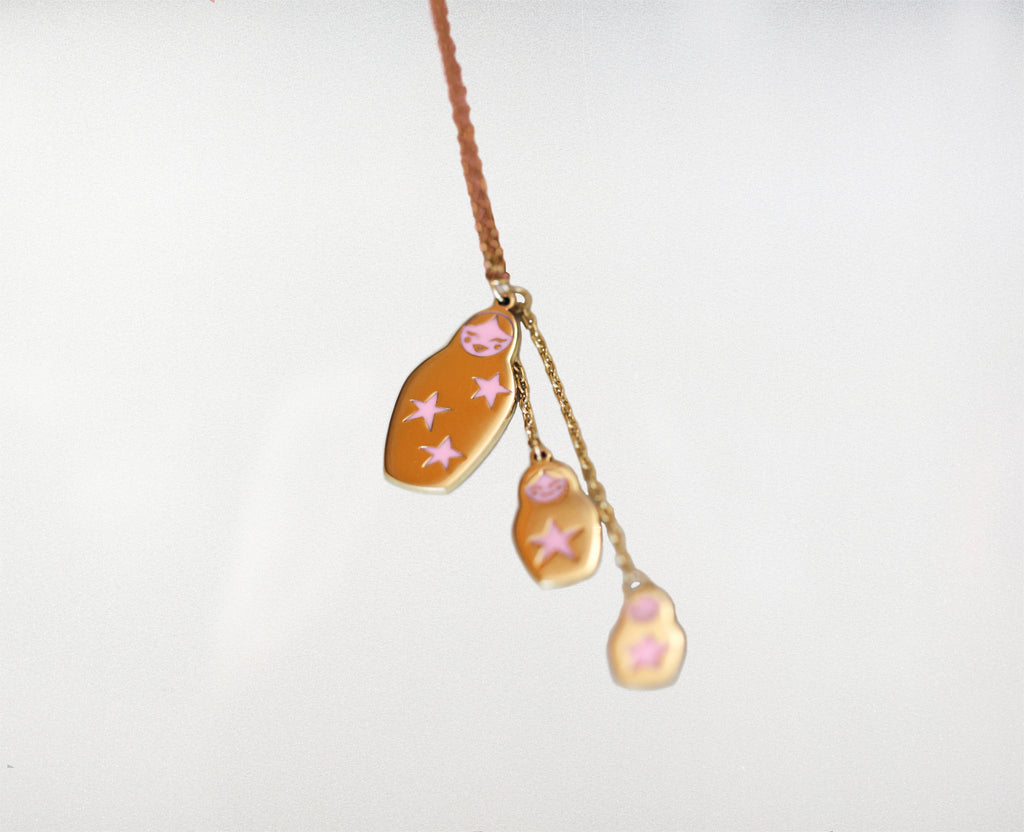 Russian Doll " Matryoshka" Necklace