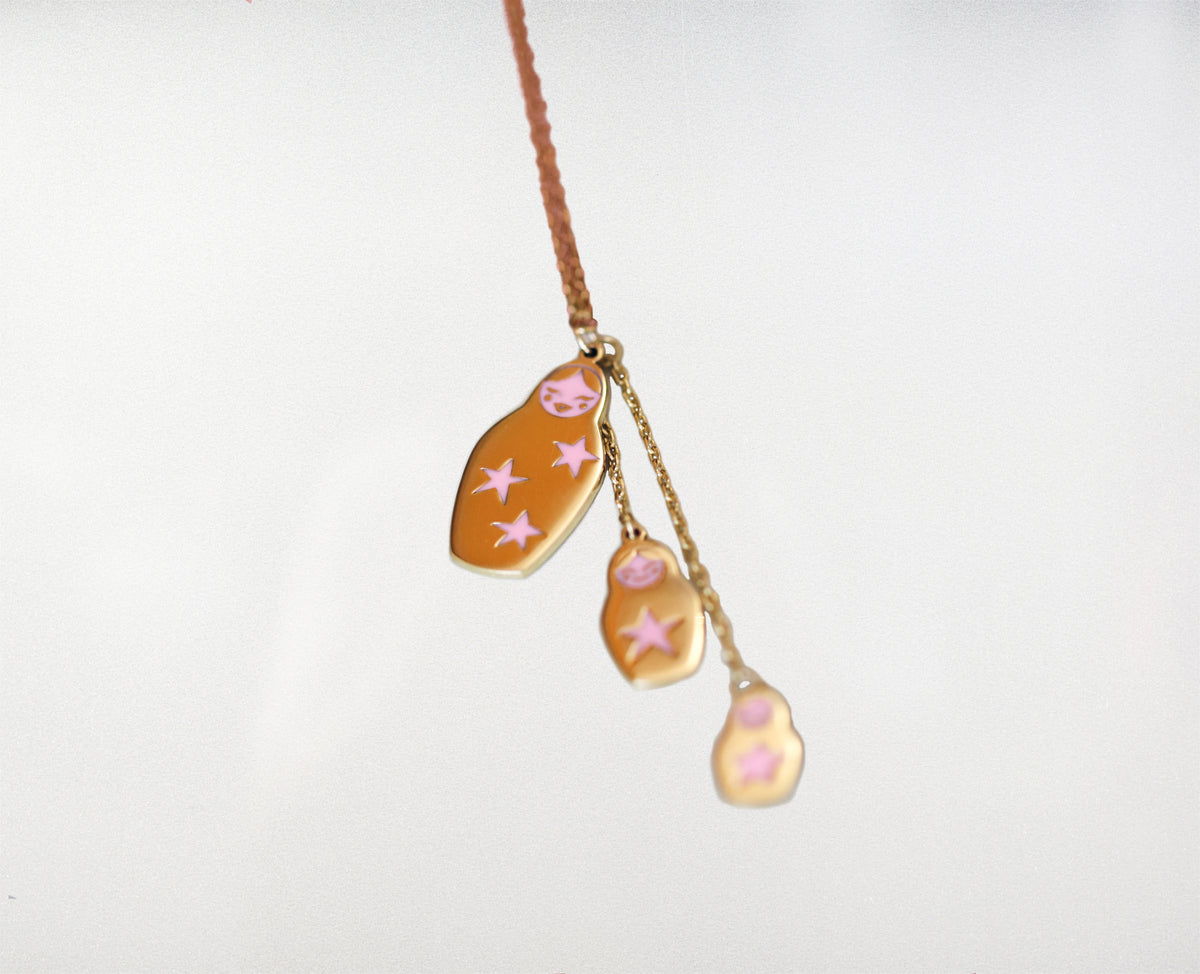 Russian Doll " Matryoshka" Necklace