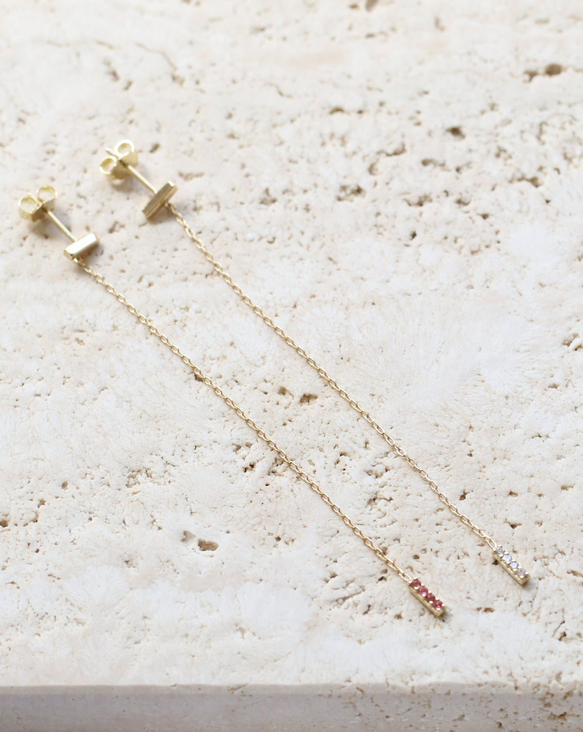 Diamond Pendant Earring