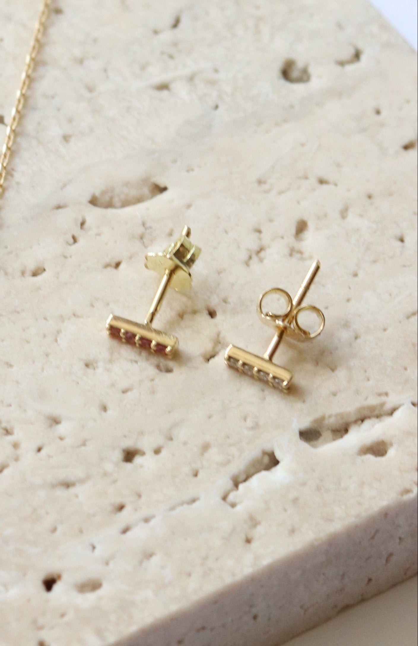 Pink Bar Stud