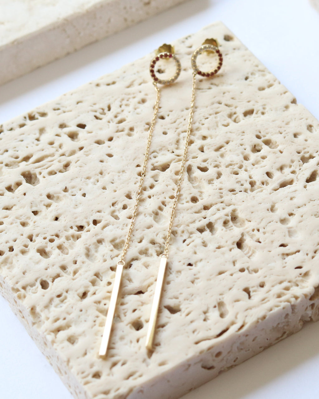 Circle Pendant Earring