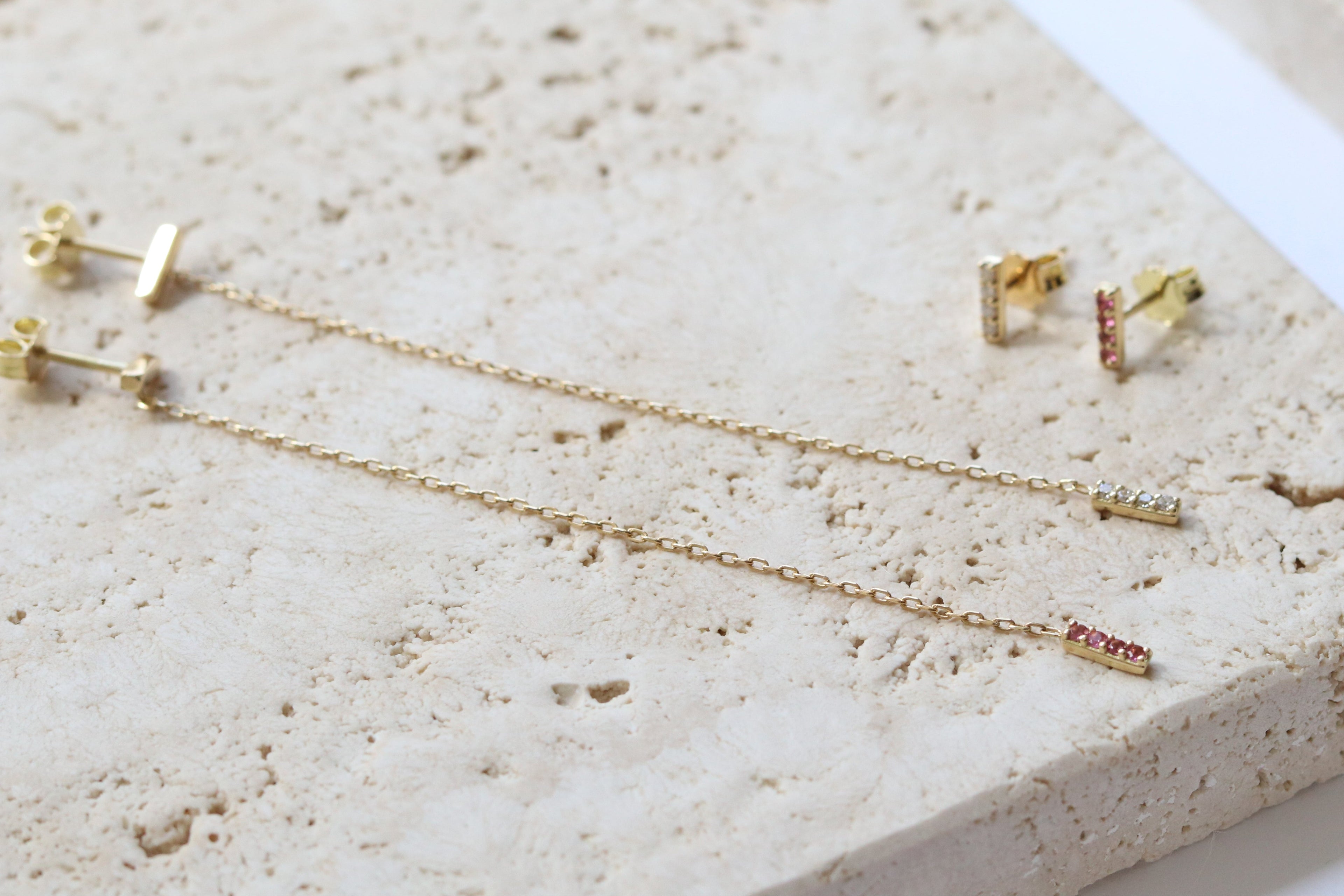 Diamond Pendant Earring