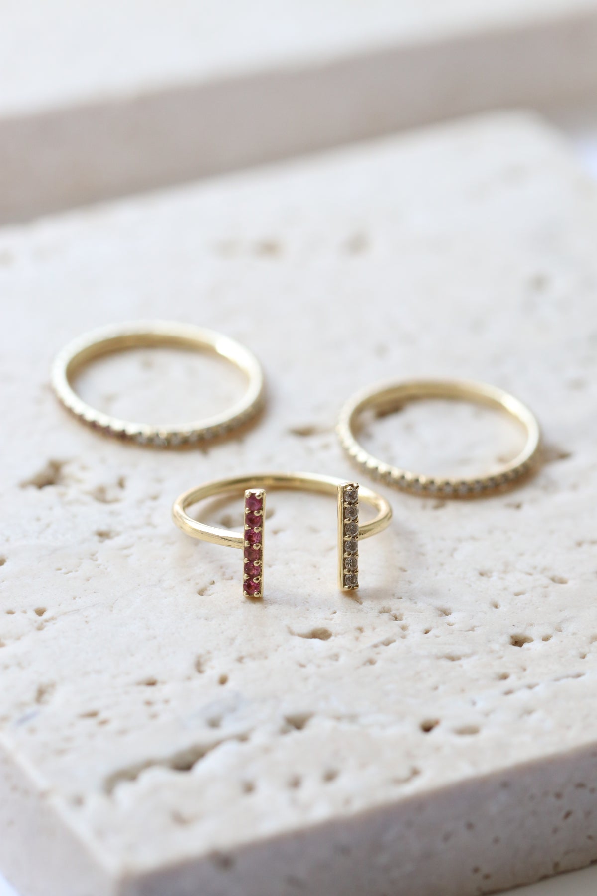 Double Bar Open Ring